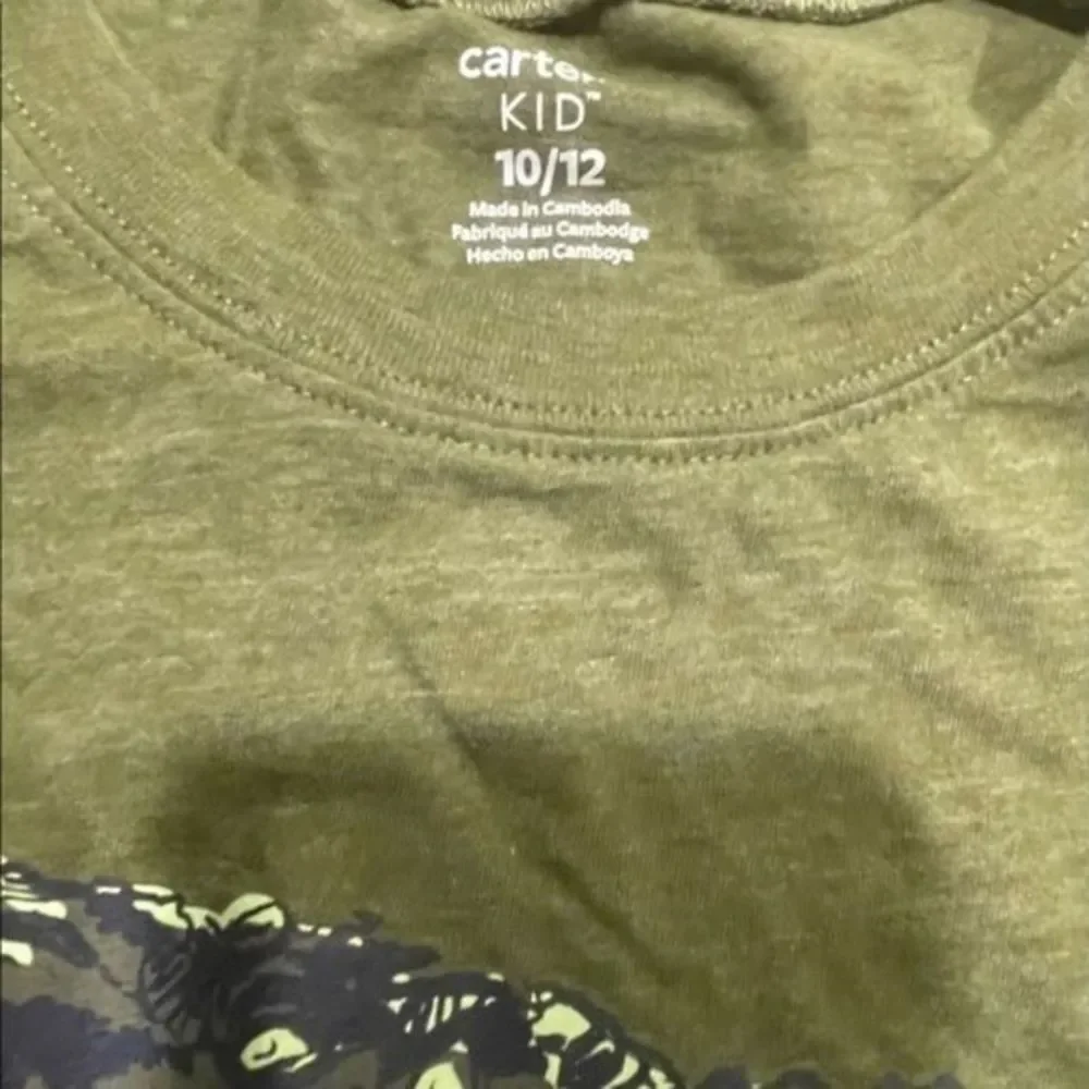 Carters Kids‎ Boys Dinosaur Shirt Size 10-12